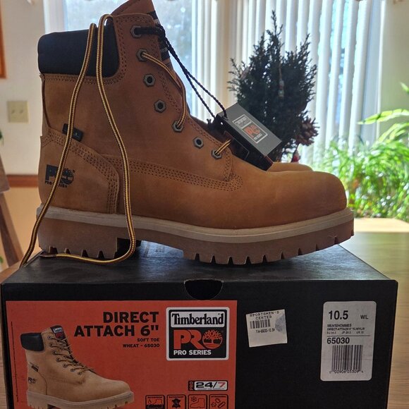 Timberland PRO Direct Attach 6" Soft Toe Work Boots - Picture 1 of 7